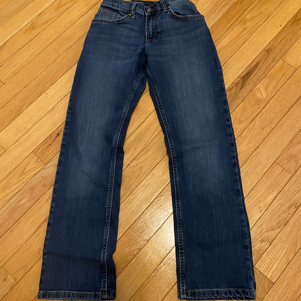 Lee Kids Dark Blue Straight-Leg Jeans
